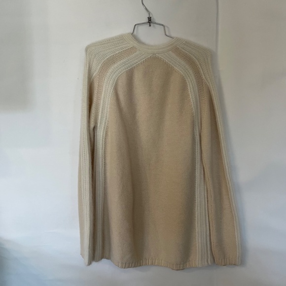 Elie Tahari Beige Knit Cardigan Sweater Size (Small) Open Front (No closure) - Picture 4 of 8